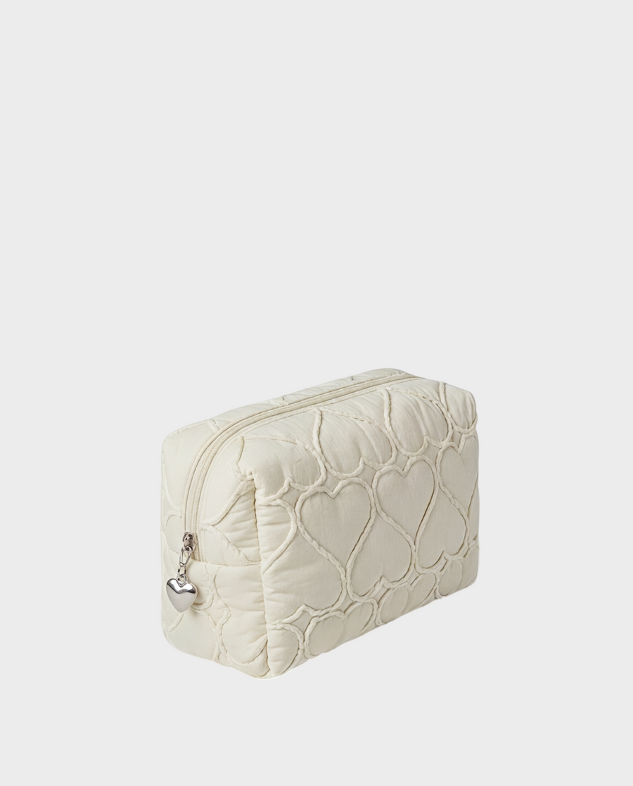 Alba – Quilted Heart – Mini Charger Pouch