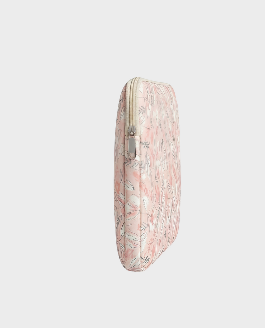 Bloom – Blush-Pink Floral – iPad & Tablet Sleeve