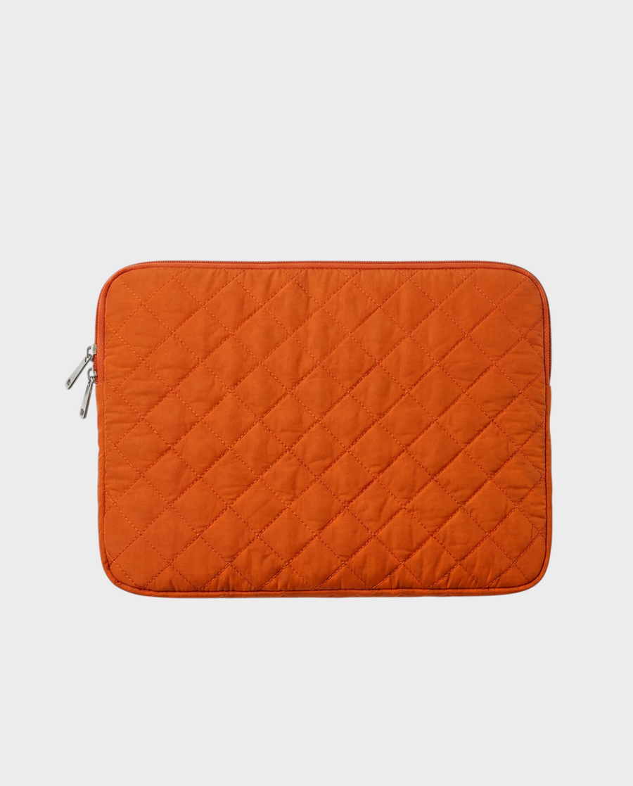 Ember – Orange Quilted – Laptop Sleeve 13" & 14"