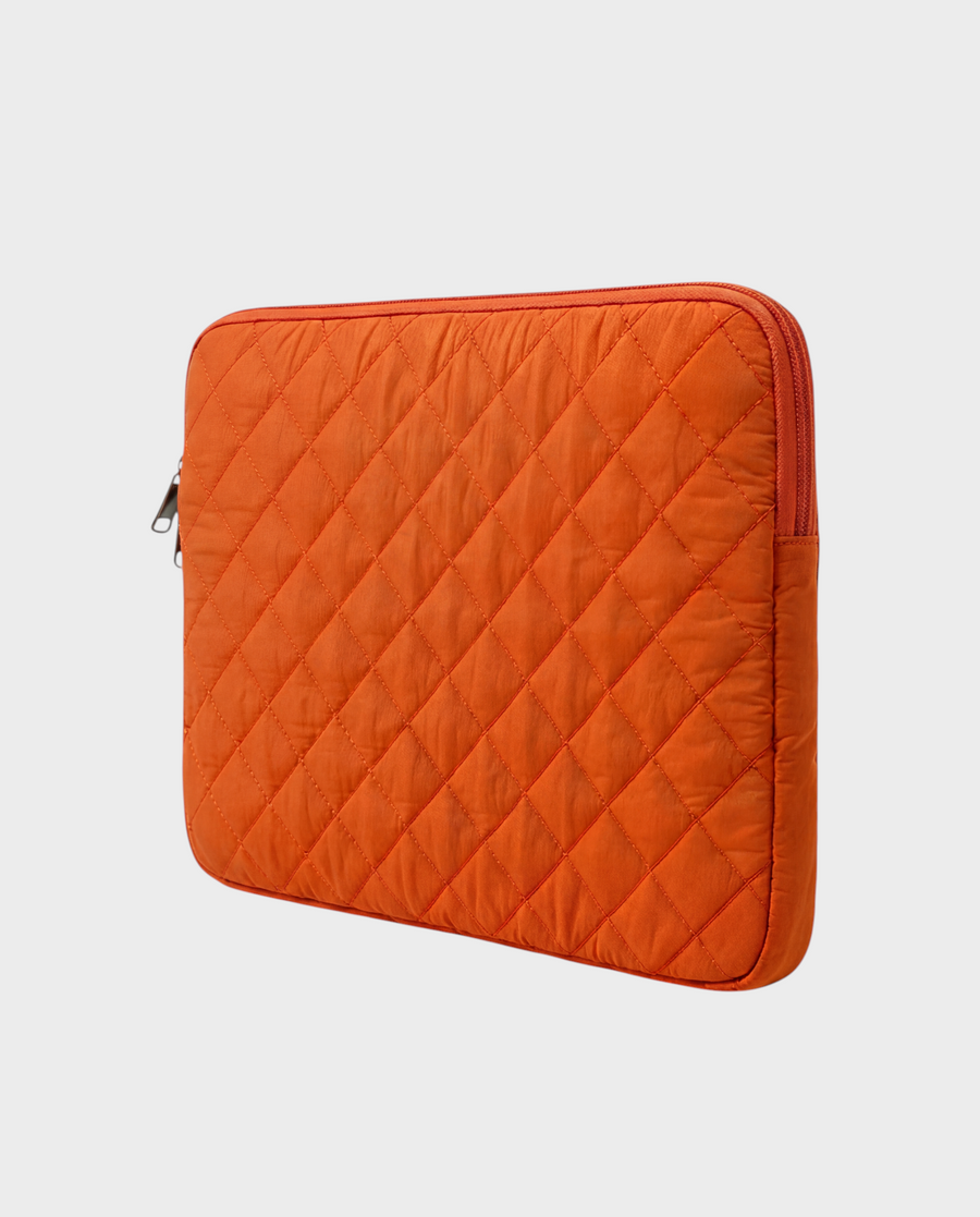 Ember – Orange Quilted – Laptop Sleeve 13" & 14"