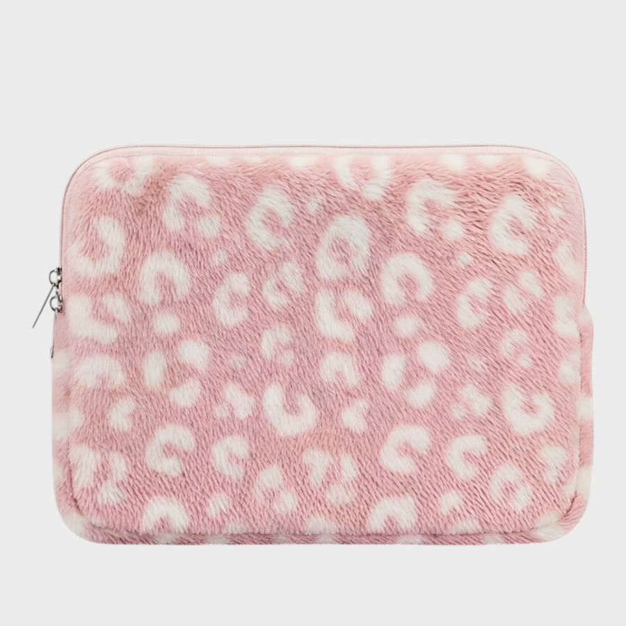 Lola – Blush-Pink Leopard – Laptop Sleeve 13" & 14"