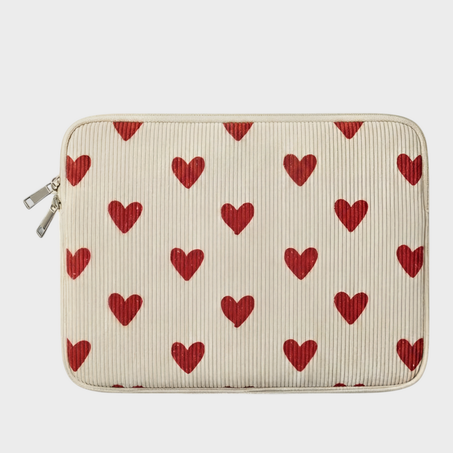 Rose – Red Hearts – iPad & Tablet Sleeve