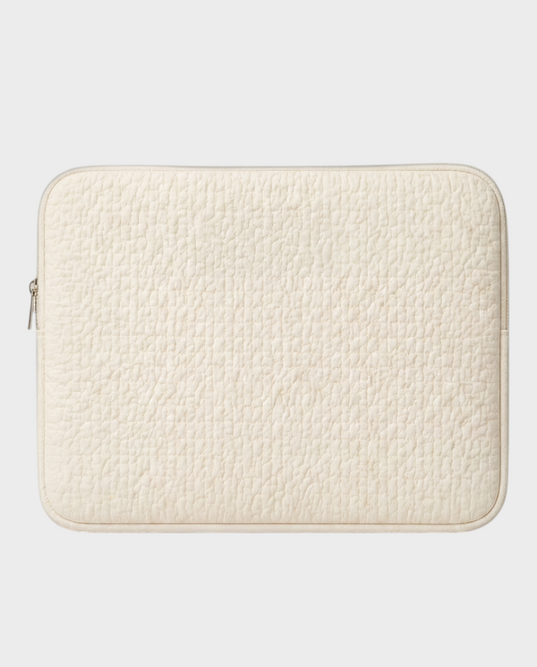 Pearl – Ivory Monogram – iPad & Tablet Sleeve