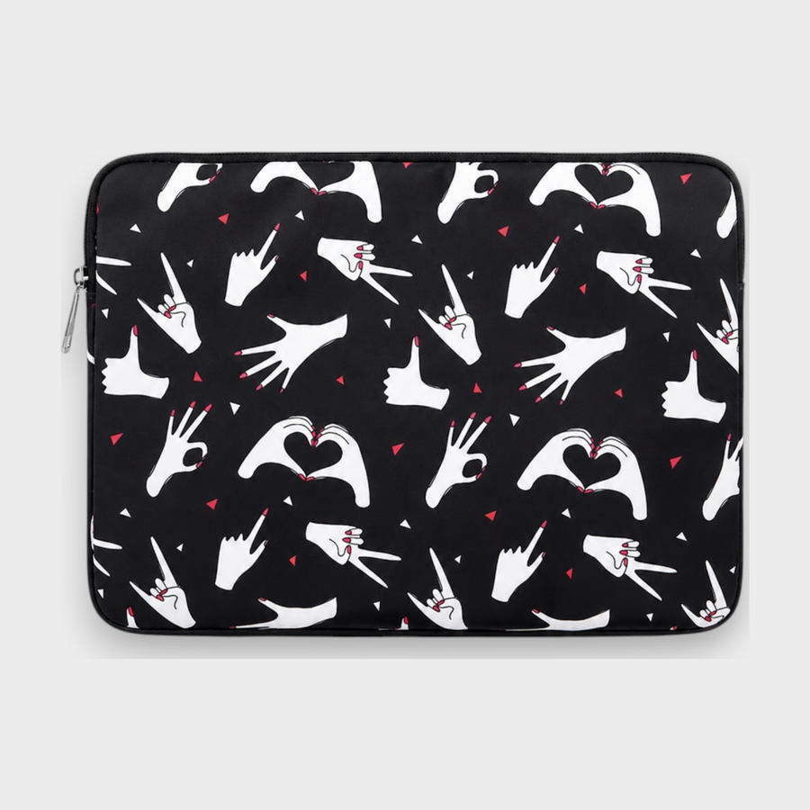 Nova – Black Graphic – Laptop Sleeve 13" & 14"