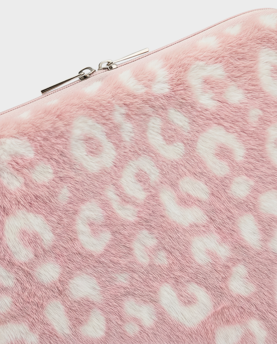 Lola – Blush-Pink Leopard – Laptop Sleeve 13" & 14"