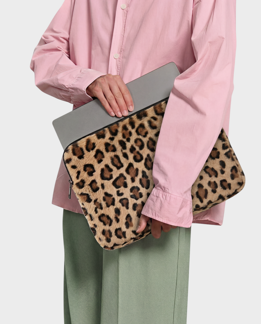 Roar – Coffee Leopard – Laptop Sleeve 15" & 16"