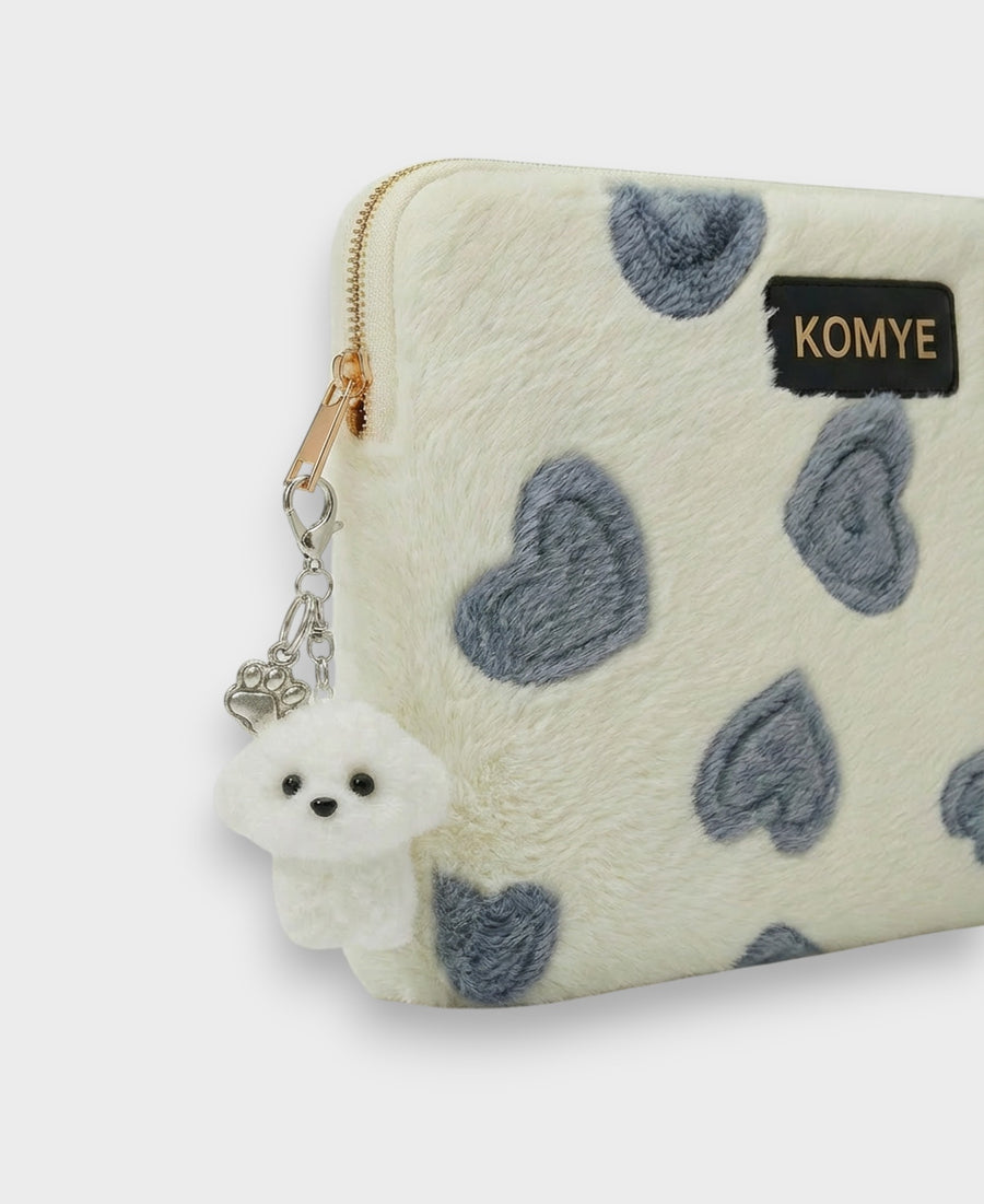 Wouf – White Plush Paw – Bag Charm