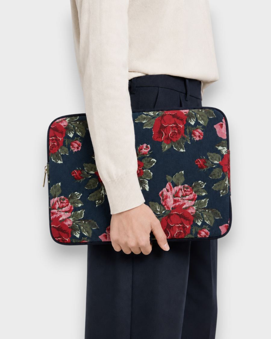 Ruby – Blue Floral – Laptop Sleeve 13" & 14"