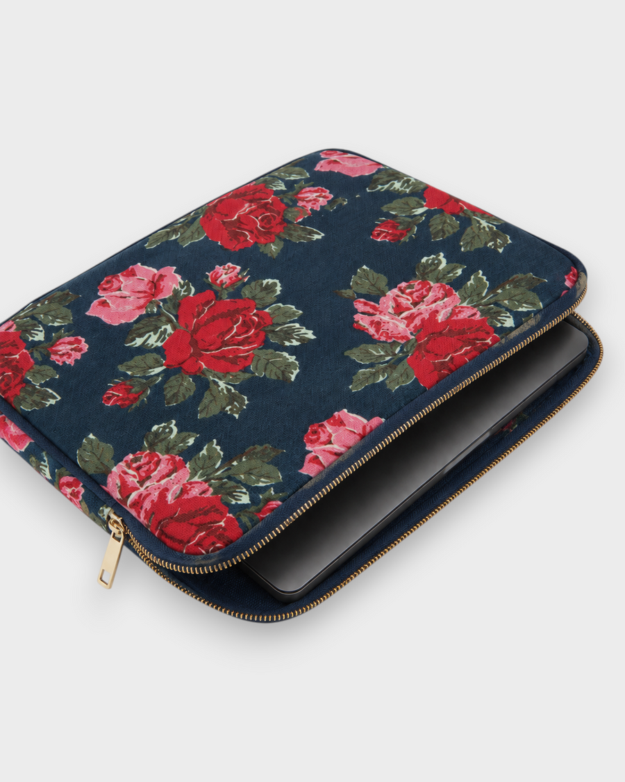 Ruby – Blue Floral – Laptop Sleeve 13" & 14"