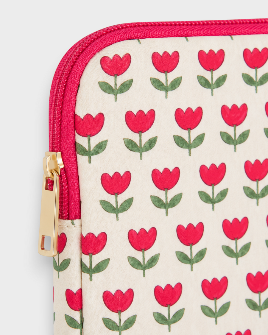Lulu – Cream Floral – Laptop Sleeve 13" & 14"