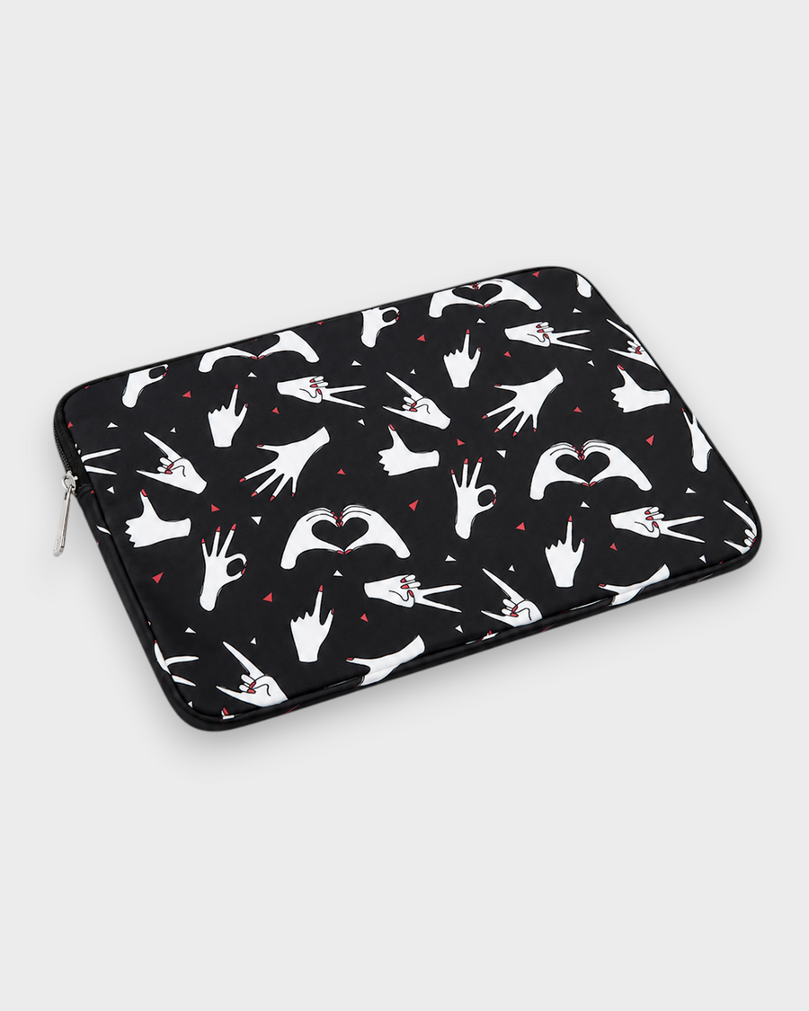 Nova – Black Graphic – Laptop Sleeve 13" & 14"