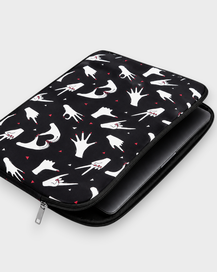 Nova – Black Graphic – iPad & Tablet Sleeve