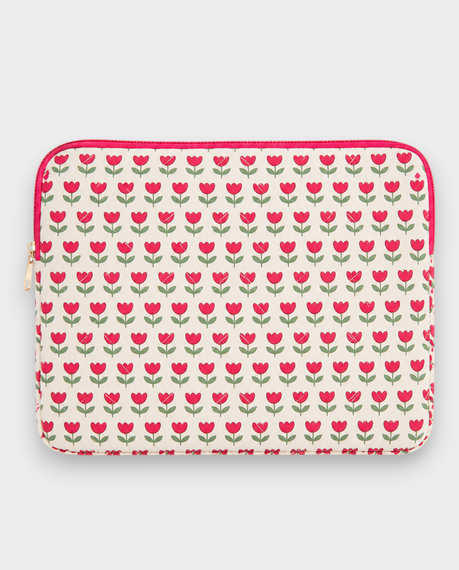 Lulu – Cream Floral – Laptop Sleeve 13" & 14"