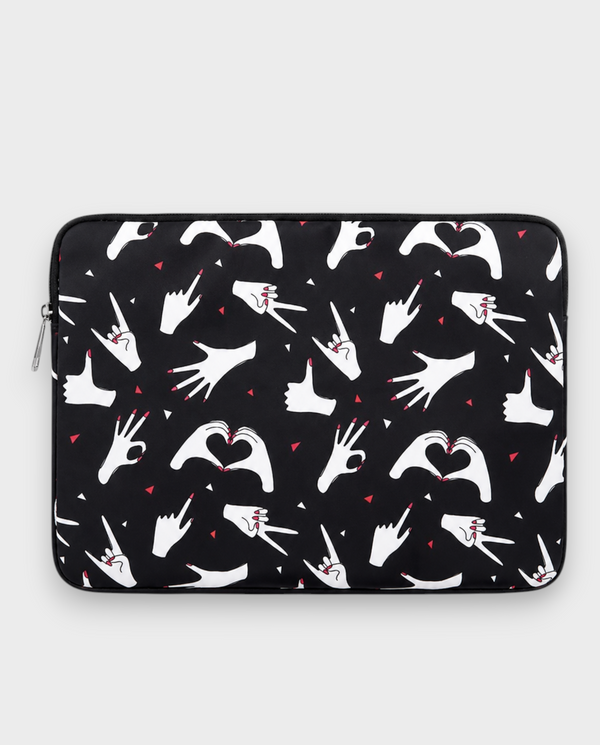 Nova – Black Graphic – Laptop Sleeve 13" & 14"