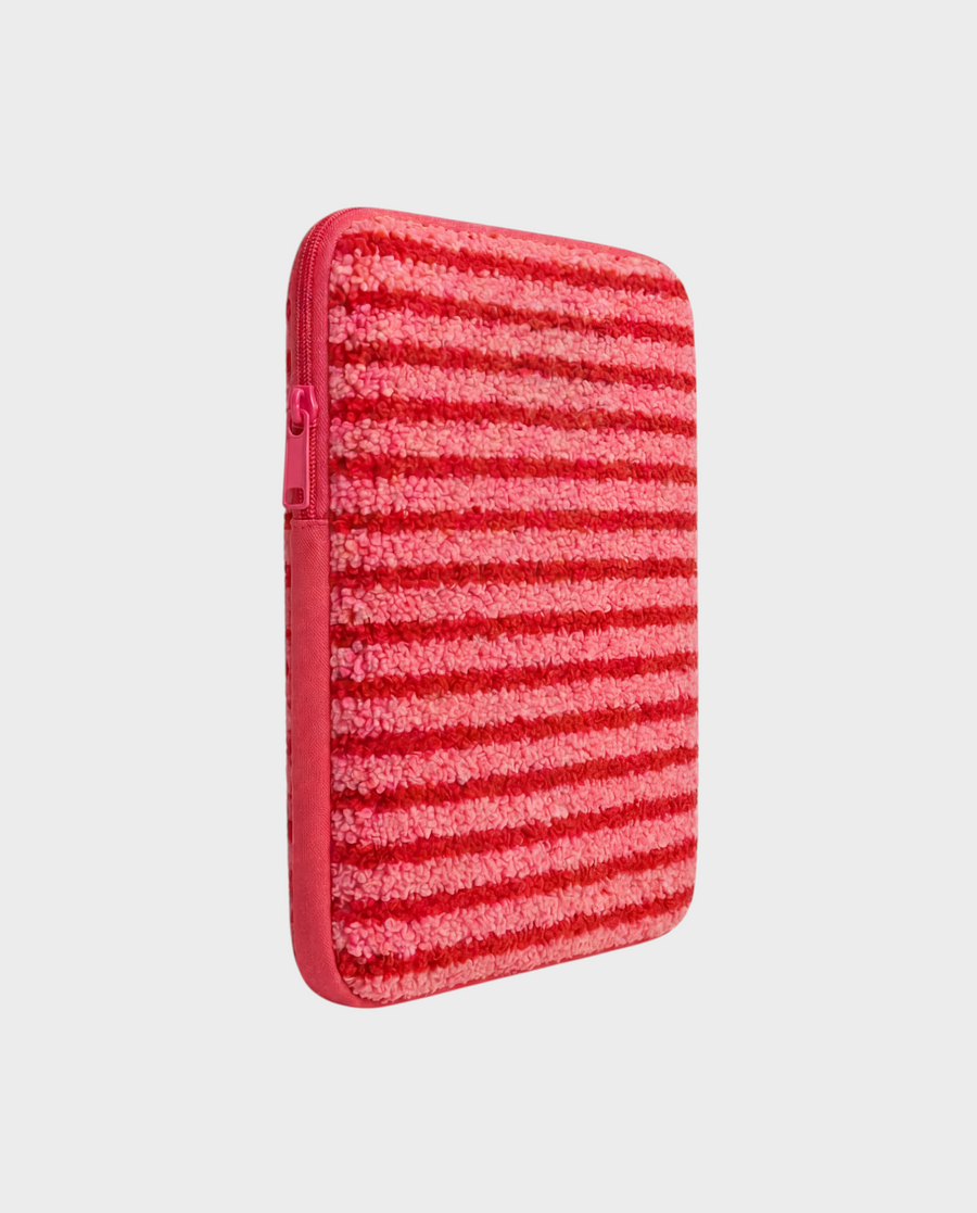 Lila – Pink Striped – iPad & Tablet Sleeve