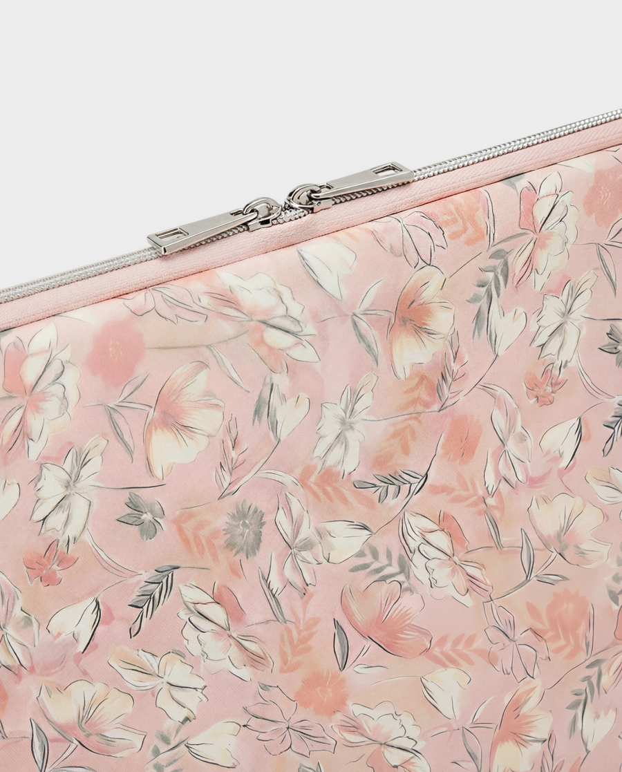 Bloom – Blush-Pink Floral – iPad & Tablet Sleeve