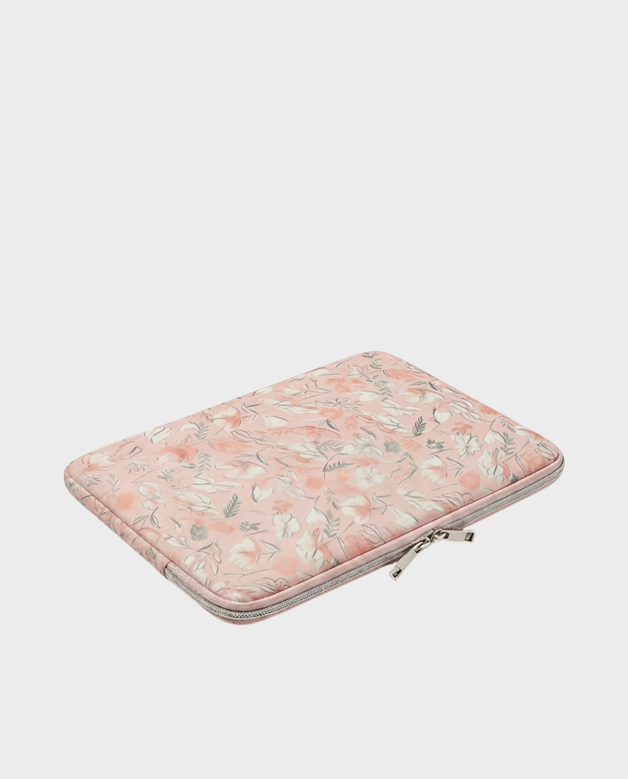 Bloom – Blush-Pink Floral – iPad & Tablet Sleeve