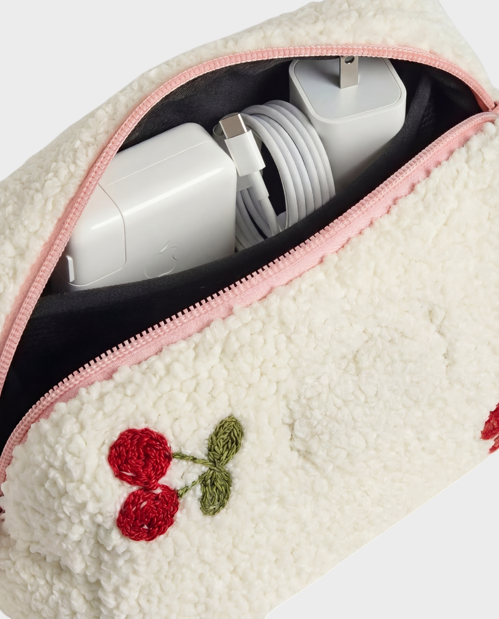Image of Cherry charger sleeve pouch – Komye (view 1)