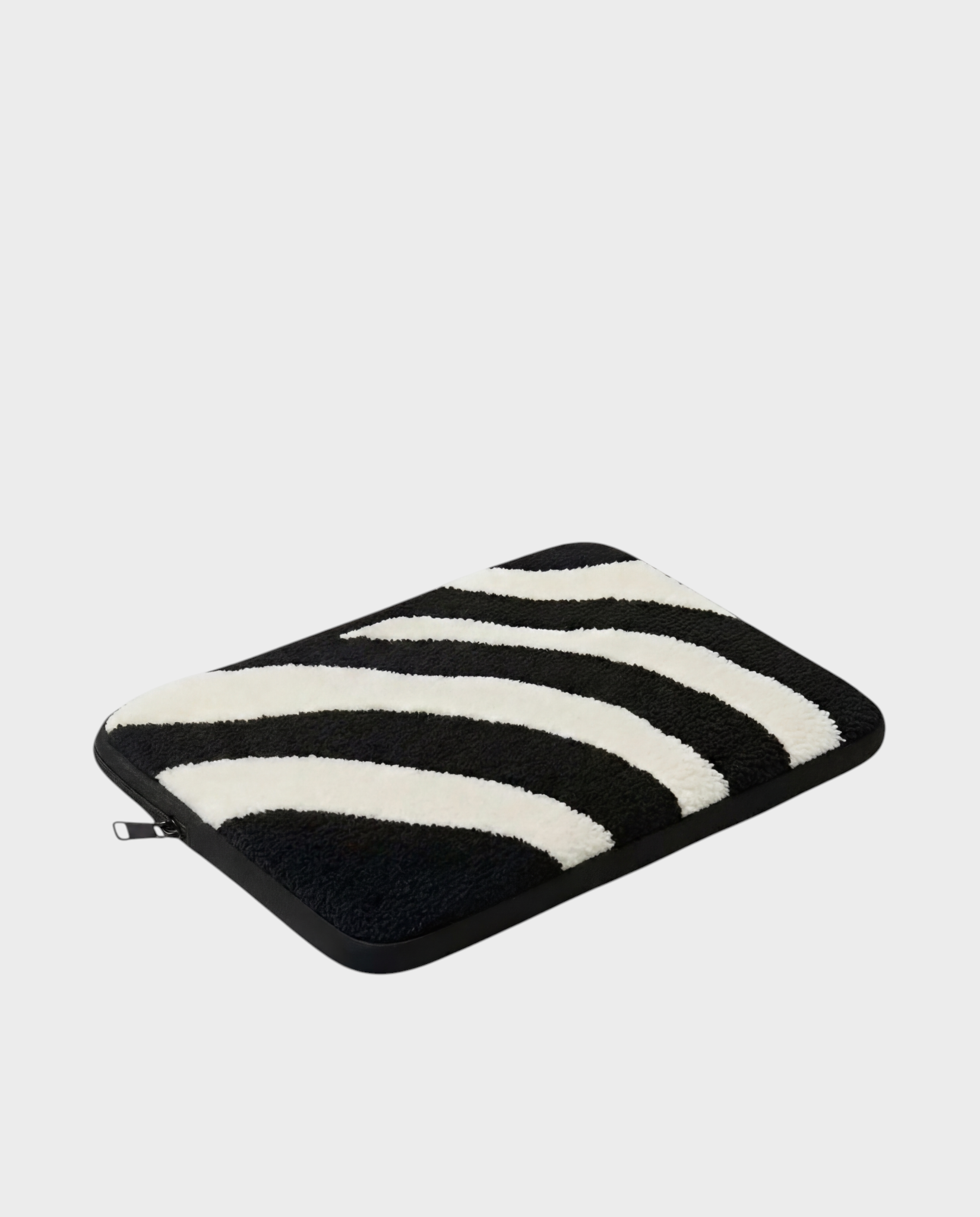 Image of Ivory laptop sleeve 15-16 inch zebra black ivory – Komye (view 3)