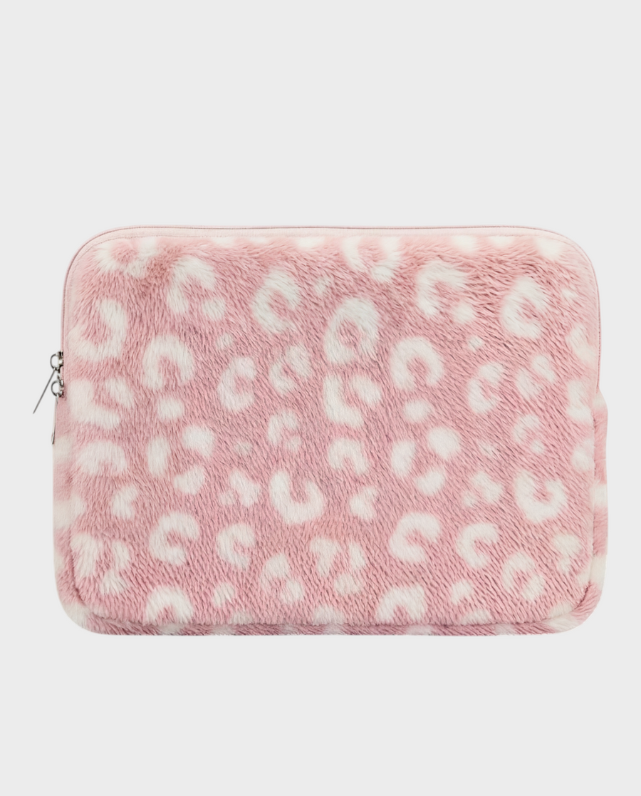Lola – Blush-Pink Leopard – Laptop Sleeve 13" & 14"