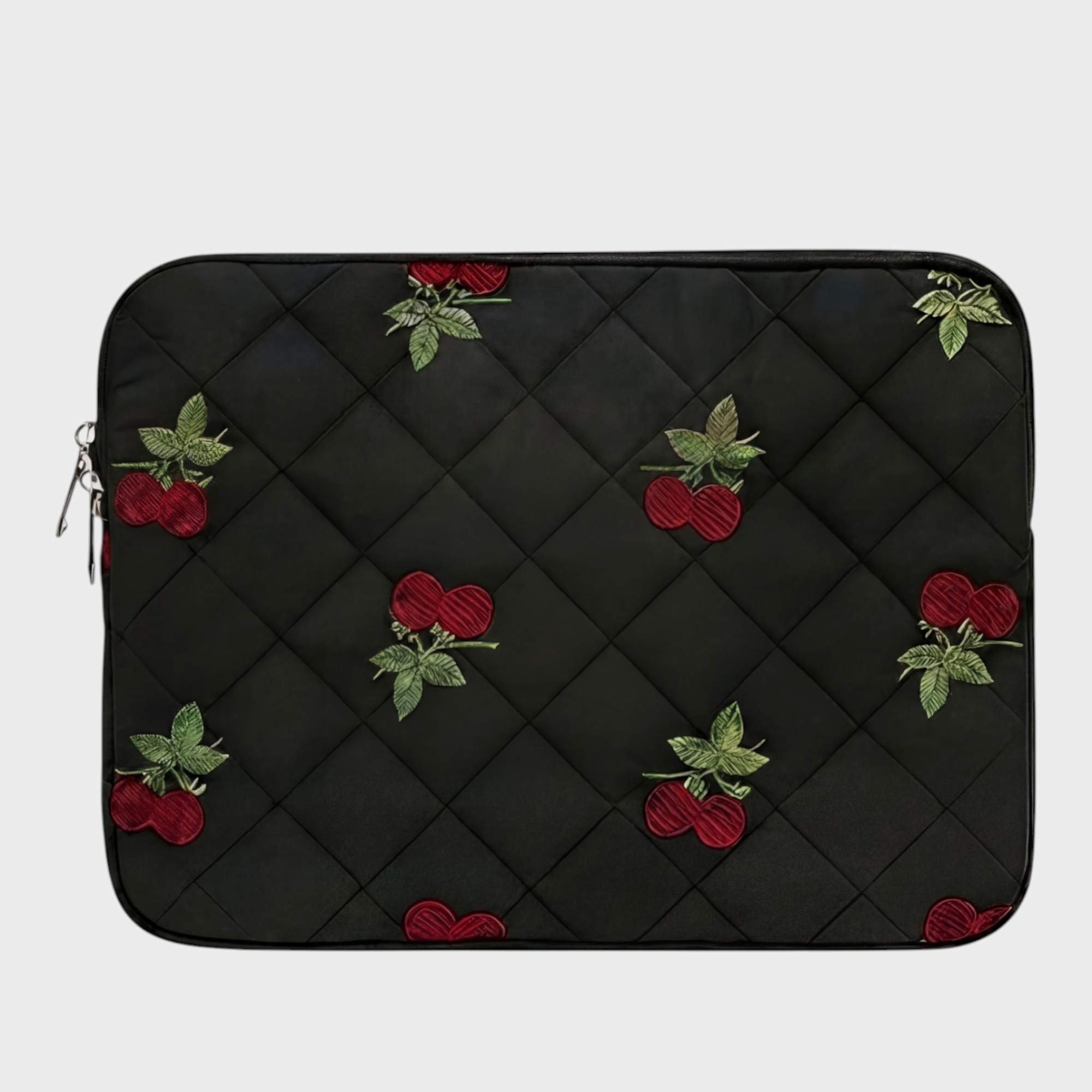 Image of Amaro laptop sleeve 13-14 inch black cherry – Komye