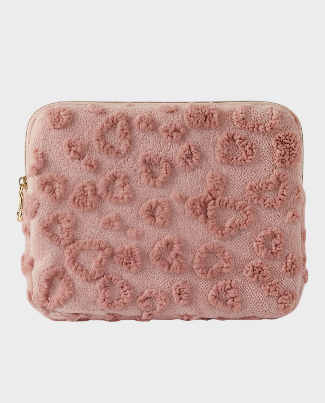 Velvet – Blush-Pink Textured – Laptop Sleeve 13" & 14"