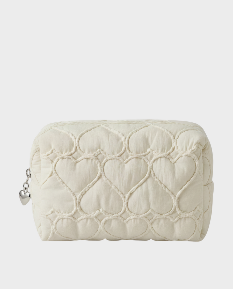 Alba – Quilted Heart – Mini Charger Pouch
