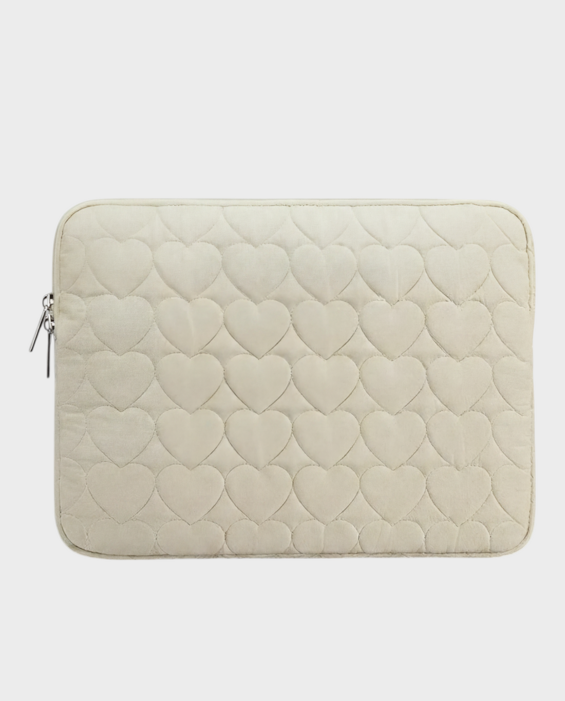 Alba – Cream Hearts – iPad & Tablet Sleeve