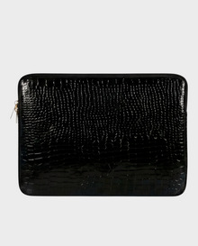 Onyx – Black Croc Embossed – Laptop Sleeve 15" & 16"