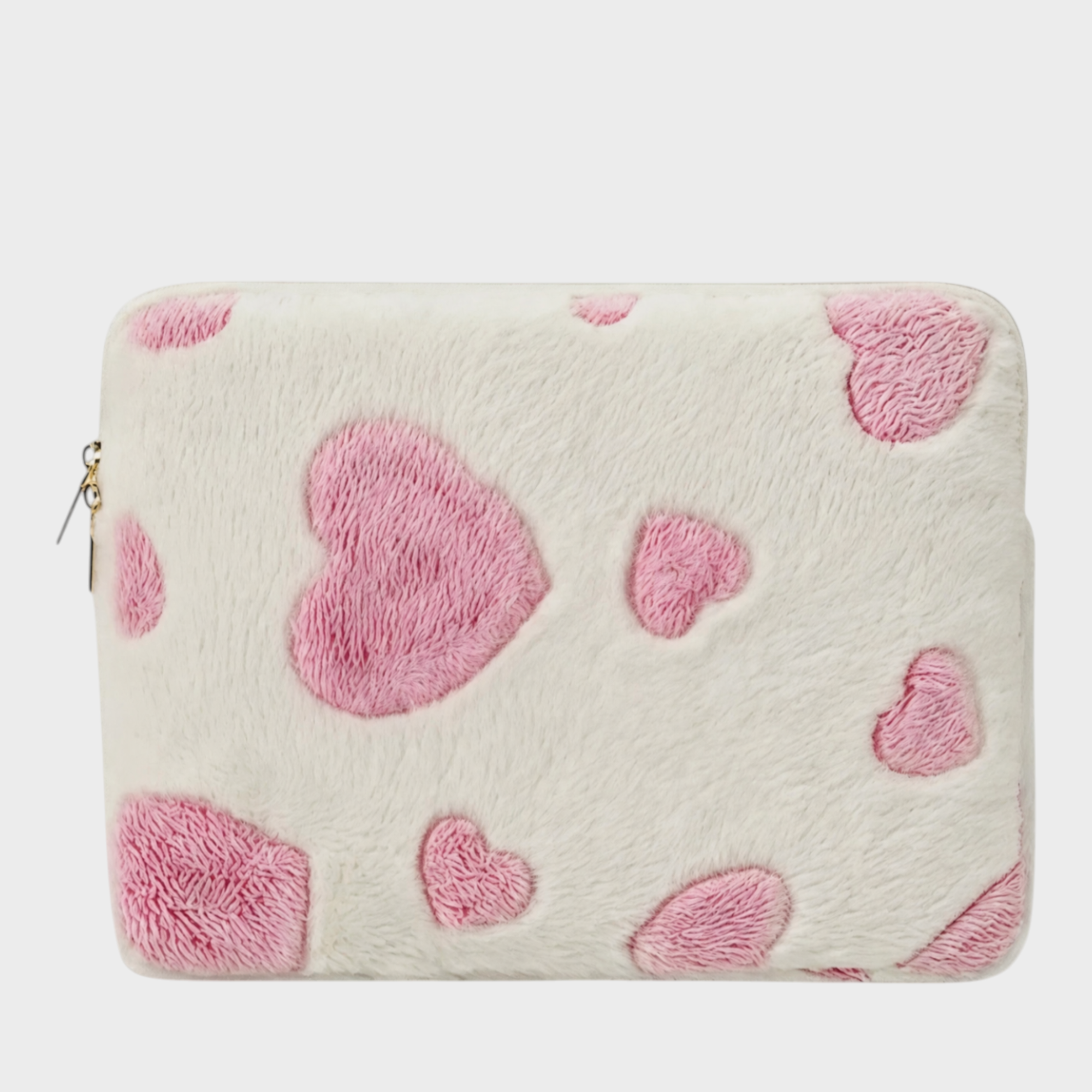 Image of Petal iPad & tablet sleeve heart cream pink – Komye
