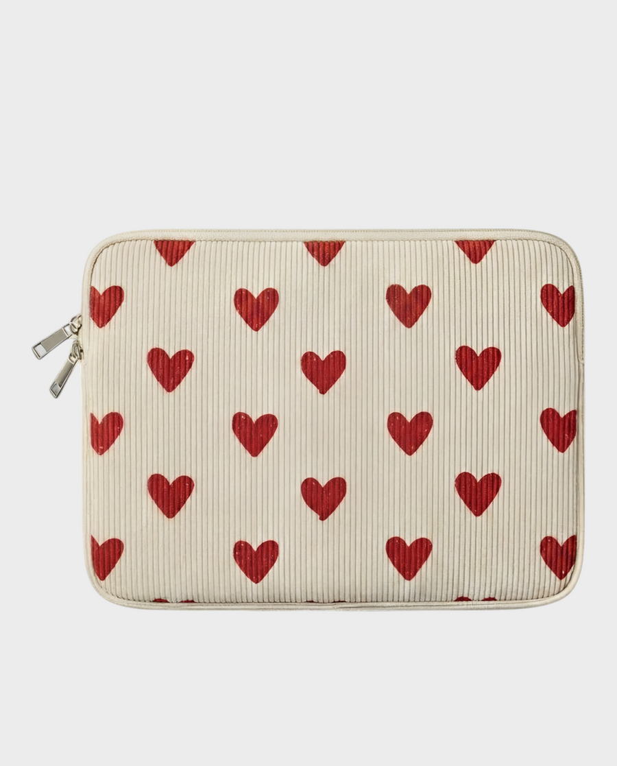 Rose – Red Hearts – iPad & Tablet Sleeve