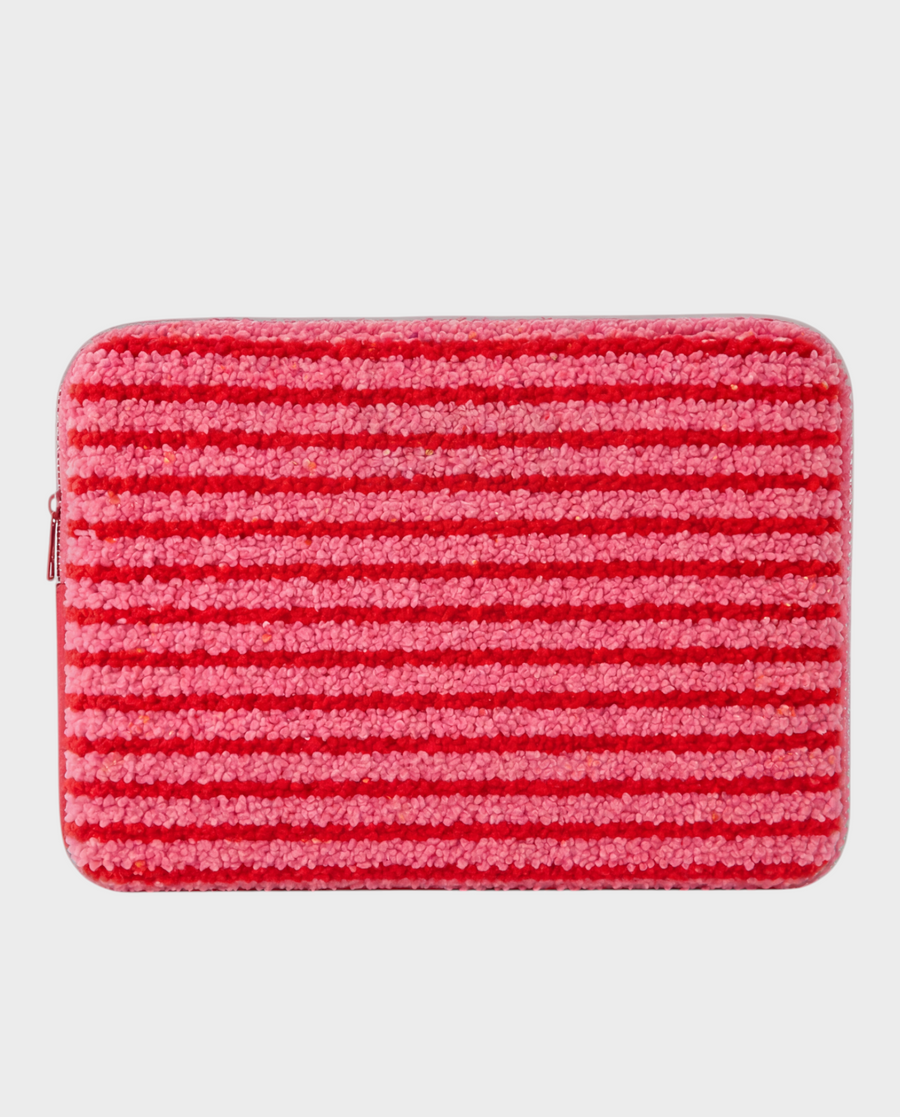 Lila – Pink Striped – iPad & Tablet Sleeve