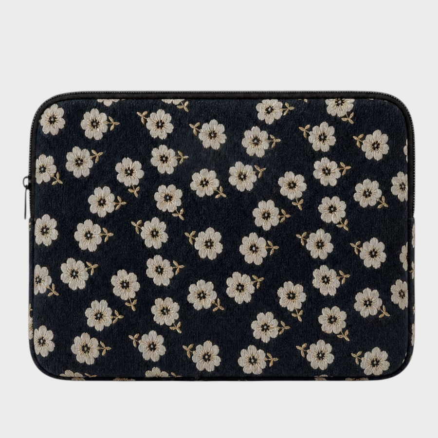 Eden – Onyx Daisy – Laptop Sleeve 13" & 14"