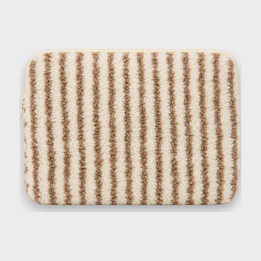 Wren – Camel Striped – iPad & Tablet Sleeve