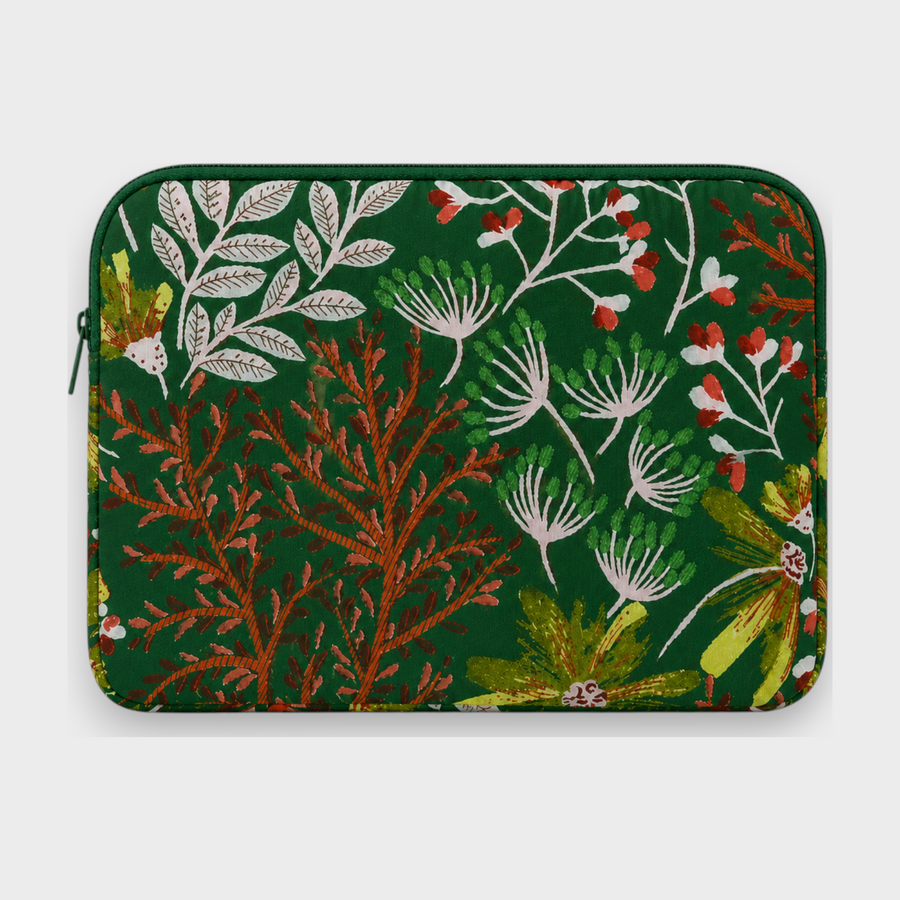 Fern – Forest Green Botanical – iPad & Tablet Sleeve