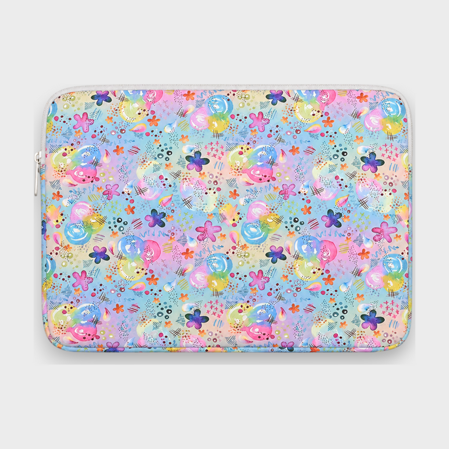 Mae – Blue Floral – iPad & Tablet Sleeve