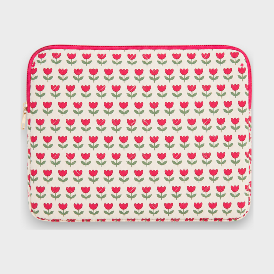 Lulu – Cream Floral – Laptop Sleeve 13" & 14"