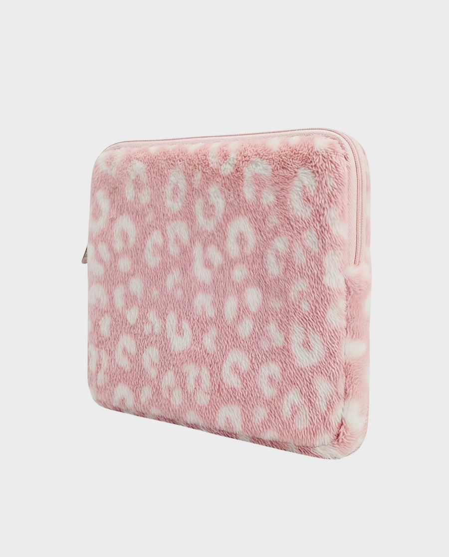 Lola – Blush-Pink Leopard – Laptop Sleeve 13" & 14"