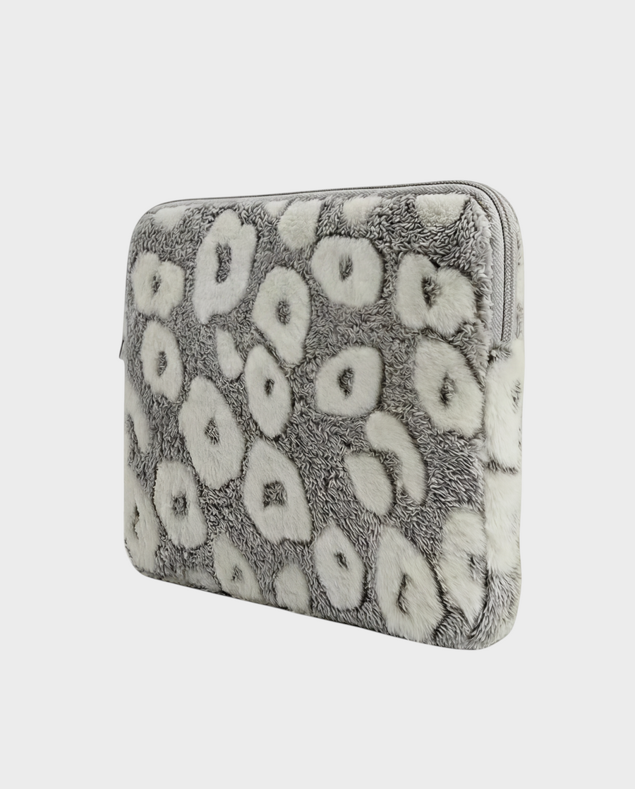 Moon – Gray Leopard – Laptop Sleeve 13" & 14"