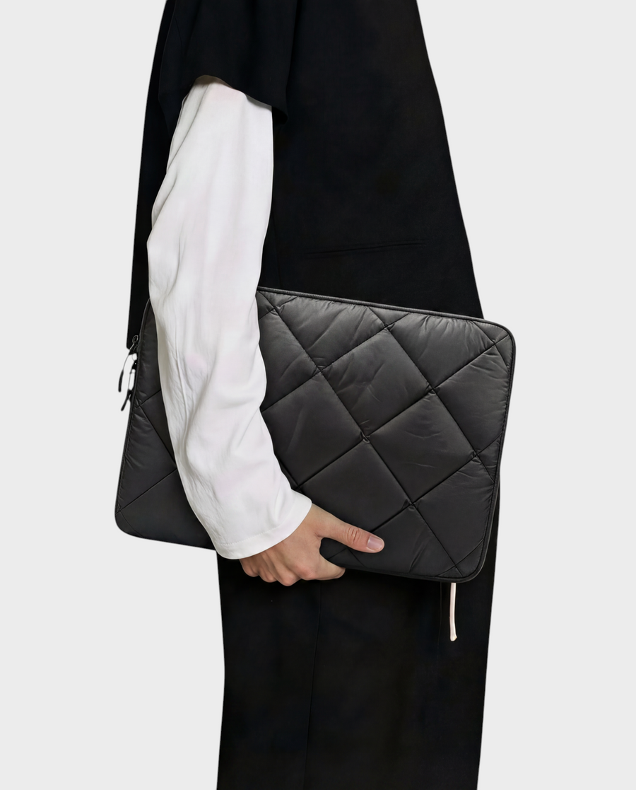 Night – Black Quilted – Laptop Sleeve 15" & 16"
