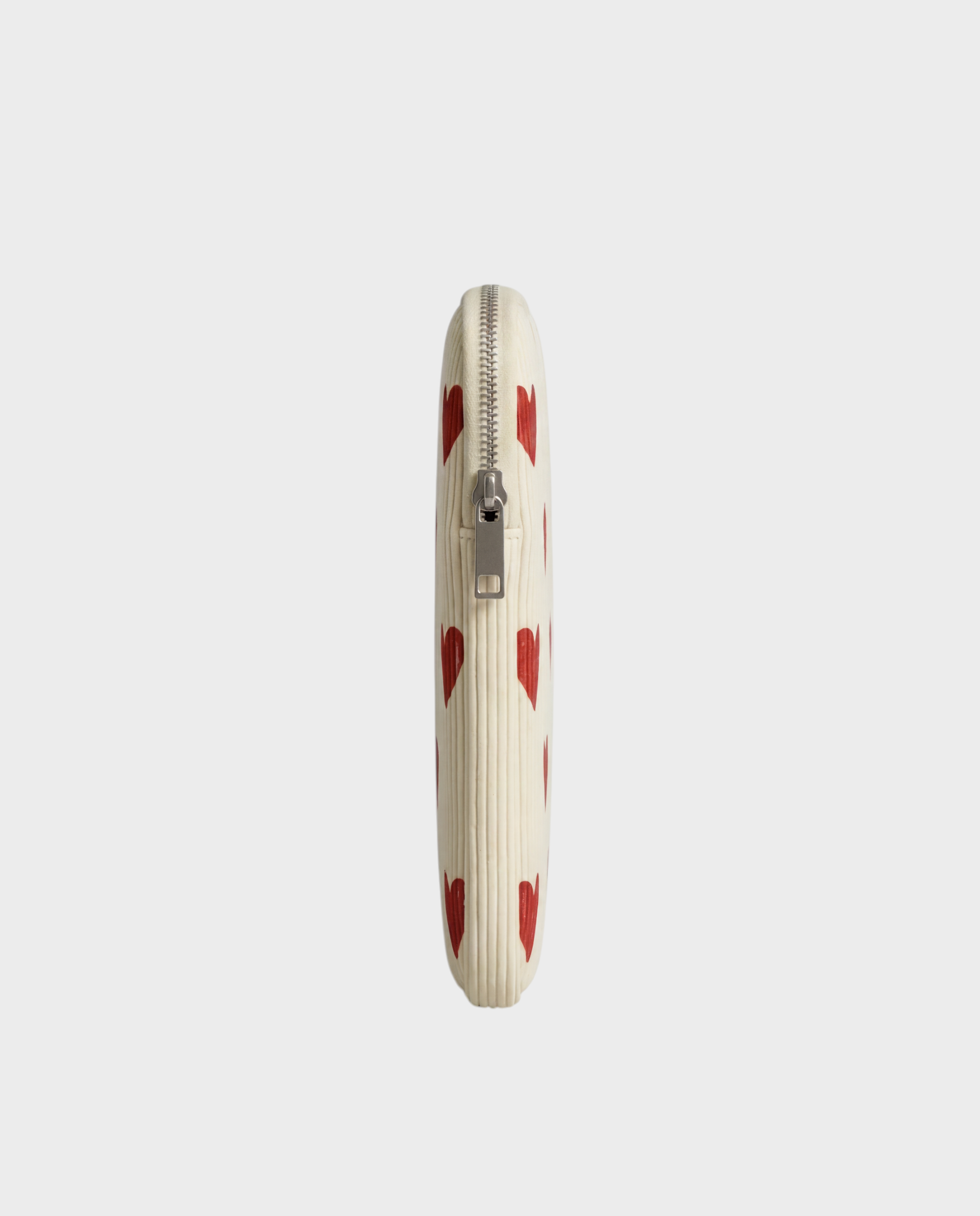 Image of Rose laptop sleeve 13-14 inch heart cream red – Komye (view 4)