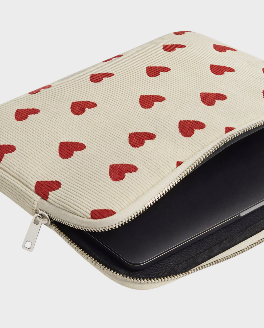 Rose – Red Hearts – iPad & Tablet Sleeve