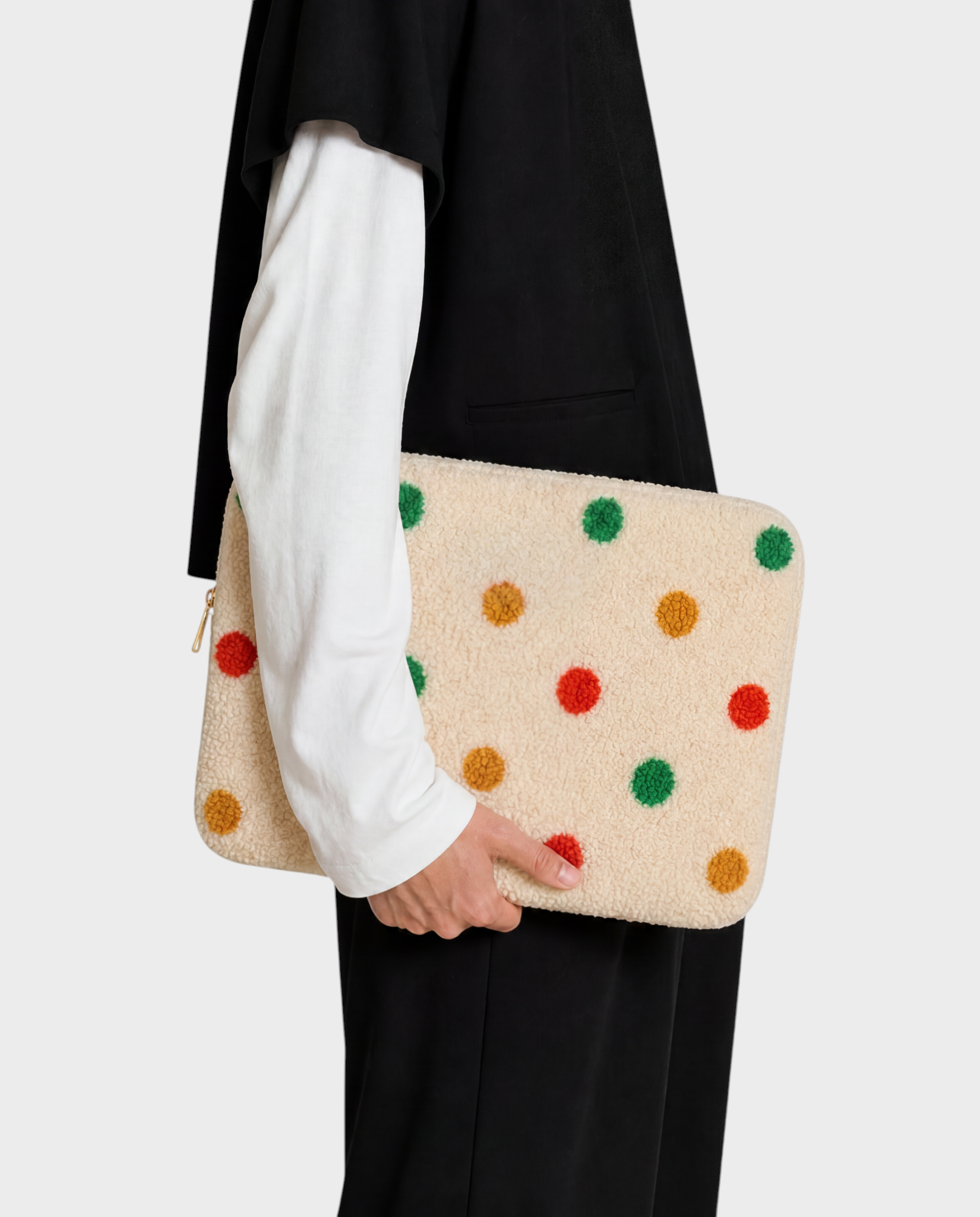 Image of Festa iPad & tablet sleeve cream – Komye (view 1)