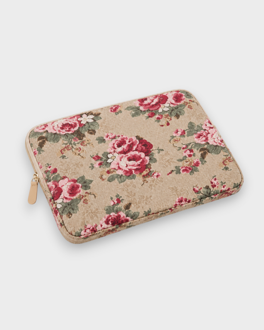 Vera – Cream Floral – Laptop Sleeve 15" & 16"