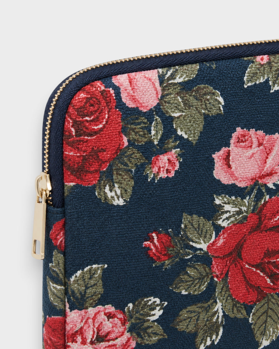 Ruby – Blue Floral – Laptop Sleeve 15" & 16"