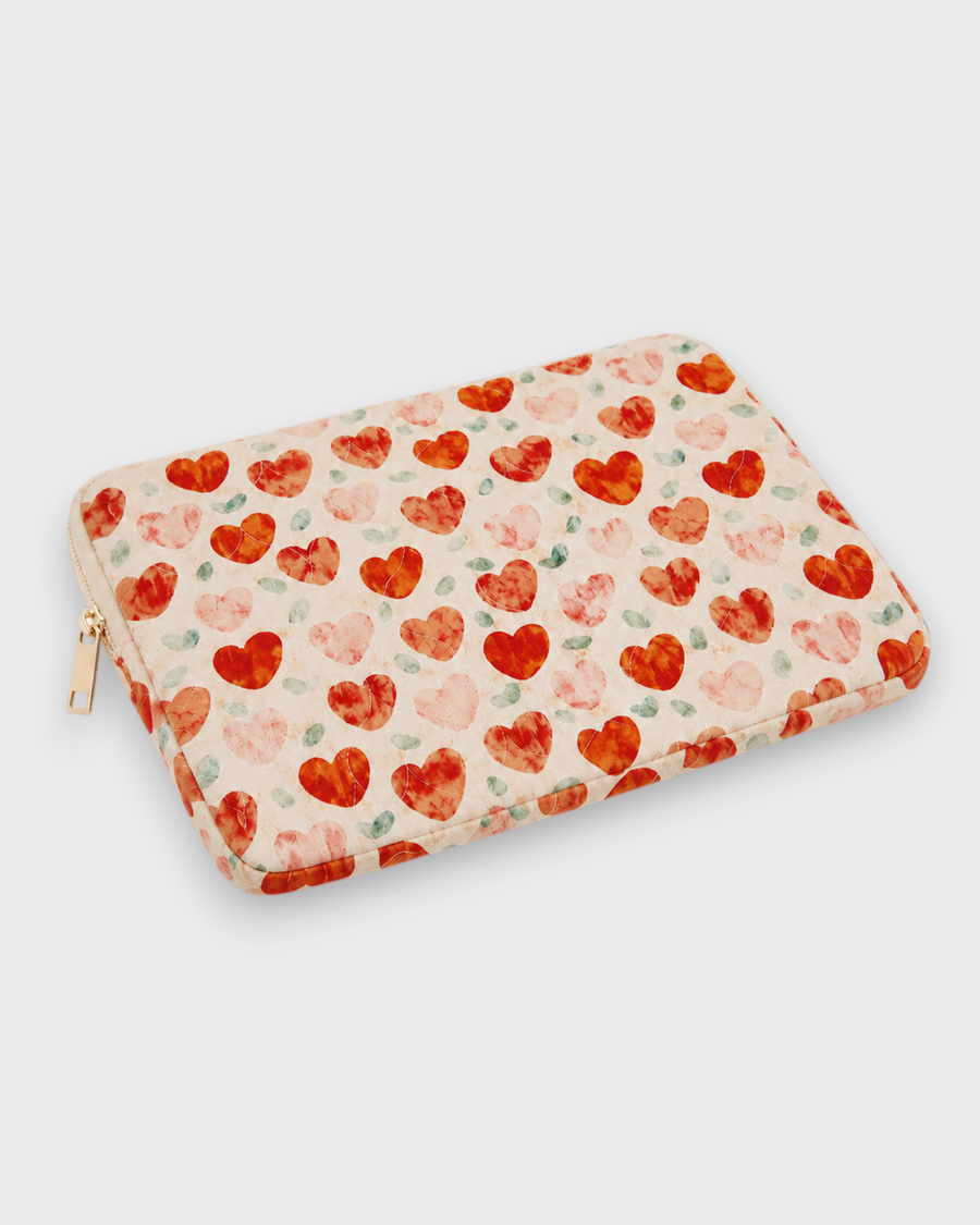 Cherie – Cream Heart – Laptop Sleeve 15" & 16"