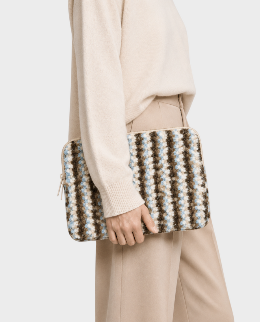 Rio – Blue Striped – iPad & Tablet Sleeve