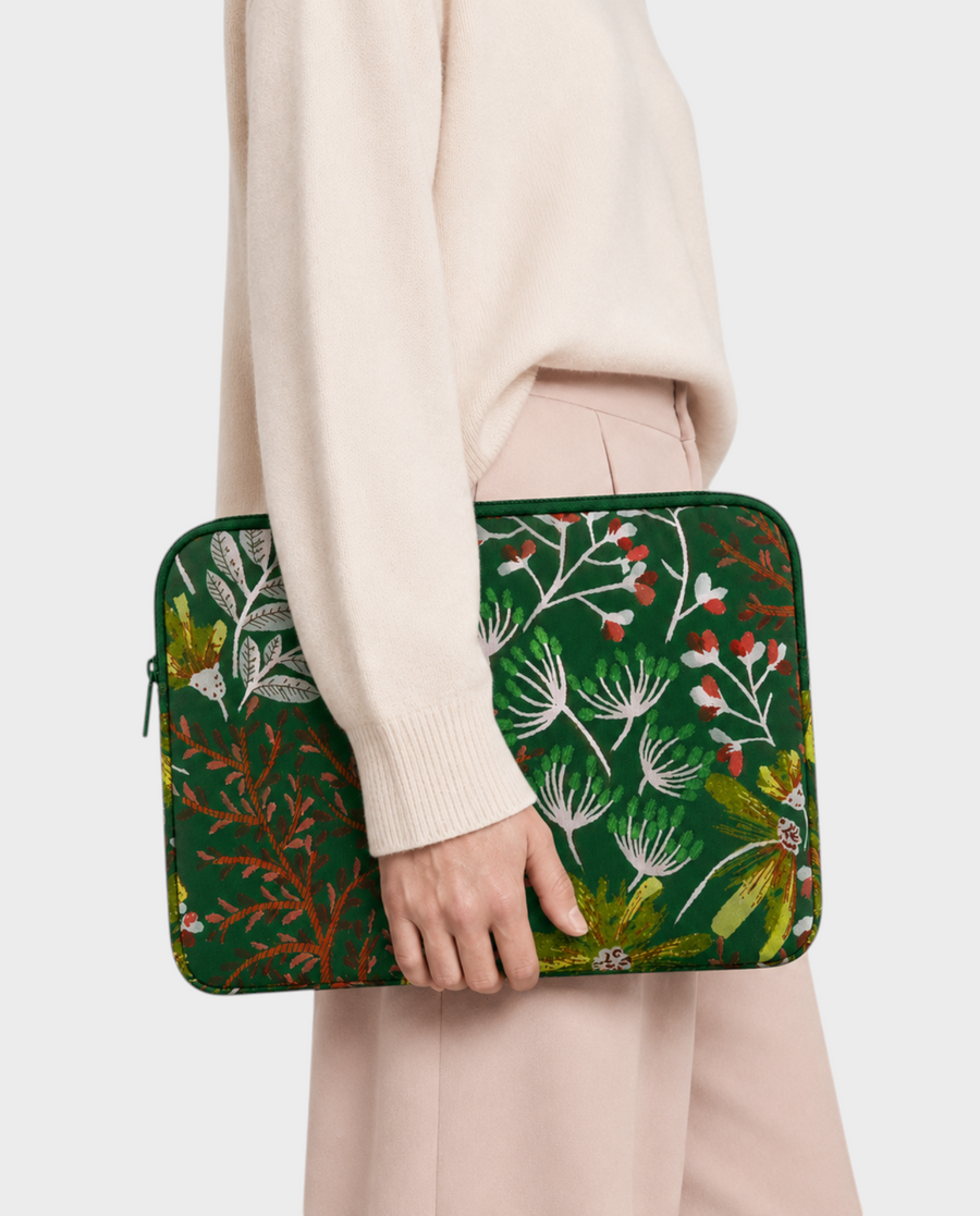 Fern – Forest Green Botanical – iPad & Tablet Sleeve