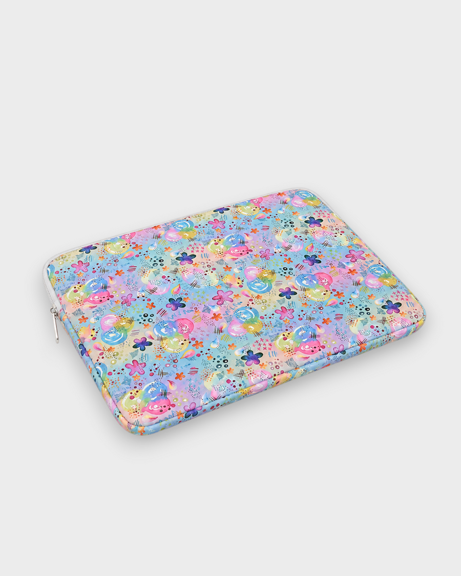 Mae – Blue Floral – Laptop Sleeve 13" & 14"