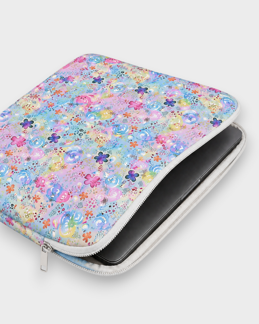 Mae – Blue Floral – iPad & Tablet Sleeve